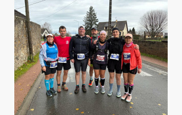 Trail boueux en bourgogne
