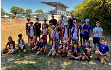 Les jeunes athlètes de l'EACCD terminent la saison à Moulins