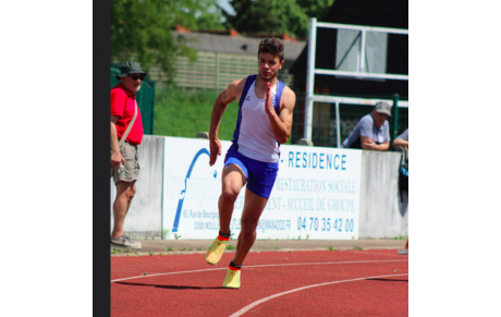 Gaétan qualifié au France sur 100m et 200m