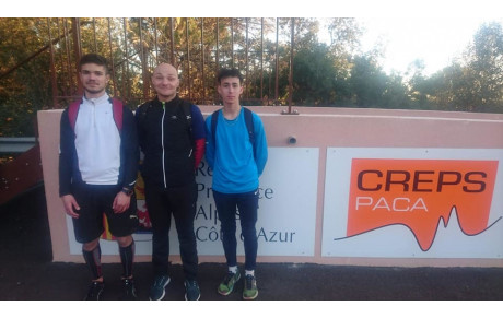 Des athlètes du club à Boulouris !