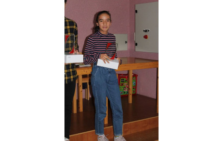 Léa DAMET récompensé par le Comité d'Allier d'Athlétisme