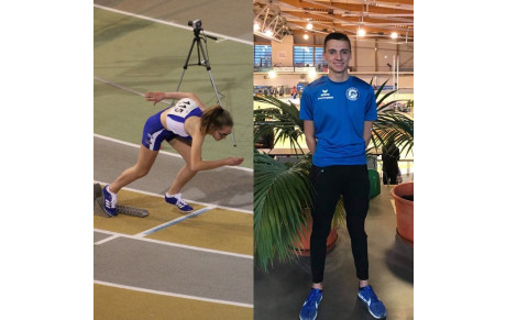 Deux athlètes de l'EACCD au Championnat AURA Indoor au Stadium Jean Pellez