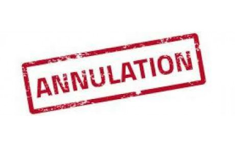 Annulation du cross de Dompierre sur Besbre.