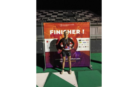 Betty CARRIER, finisher du Marathon de Nevers ! 