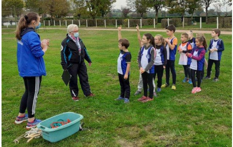 Les &quot;Eveil athlétique&quot; et Poussins relèvent les défis !