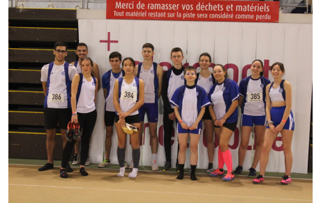 13 titres et cinq records aux départementaux en salle !