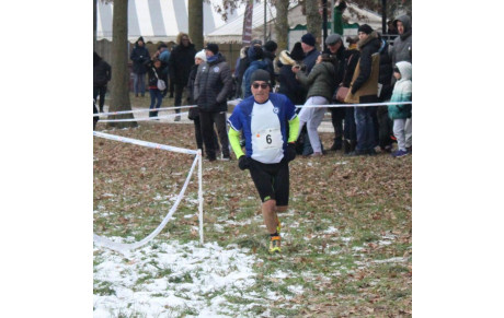 Un cross dans la neige ...